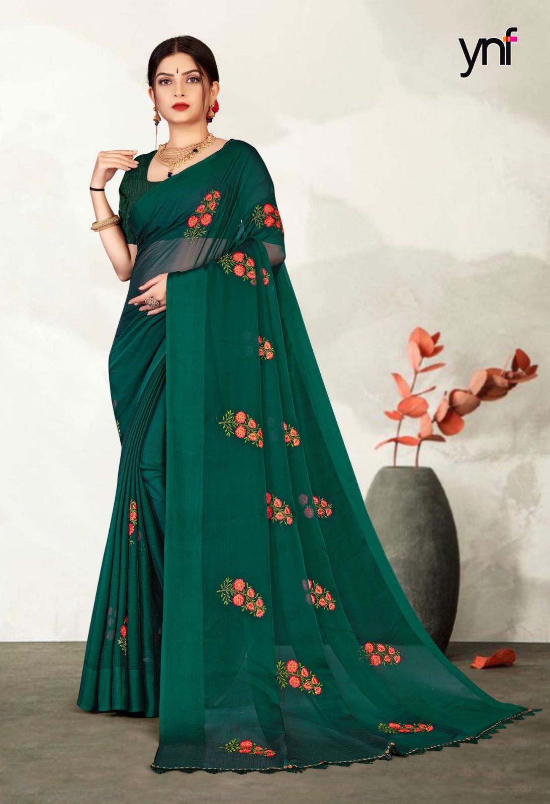 Kassata By Ynf Chiffon Designer Saree Catalog
